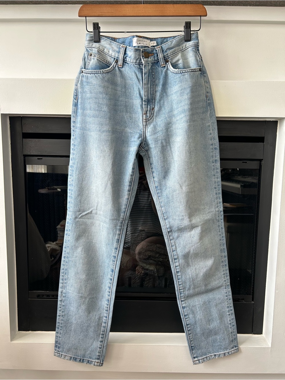 & Other Stories Straight Jeans, Light Denim (100% Cotton)